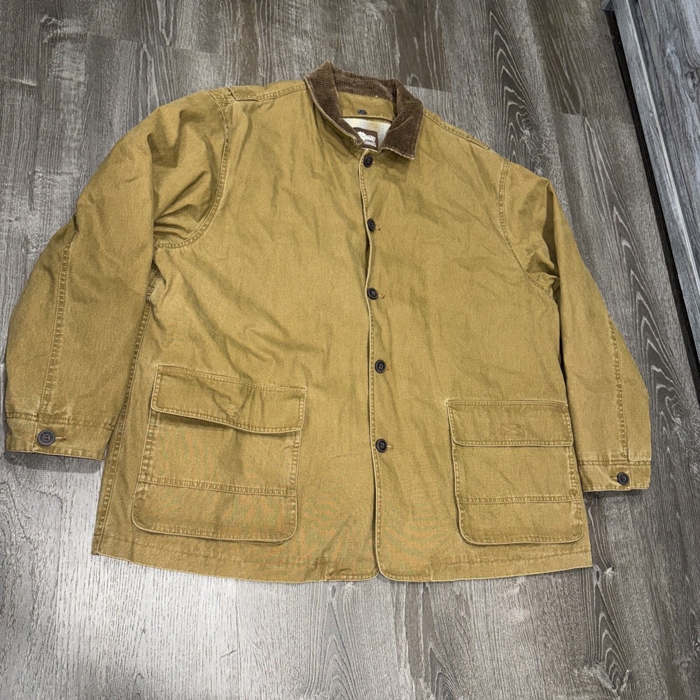 VTG Y2K Levis Canvas Hunting Shooting Work Chore Barn Ranch Jacket XXL Blanket